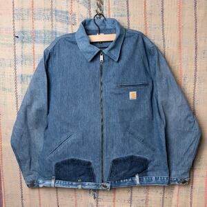 Custom upcycled carhartt detroit jacket